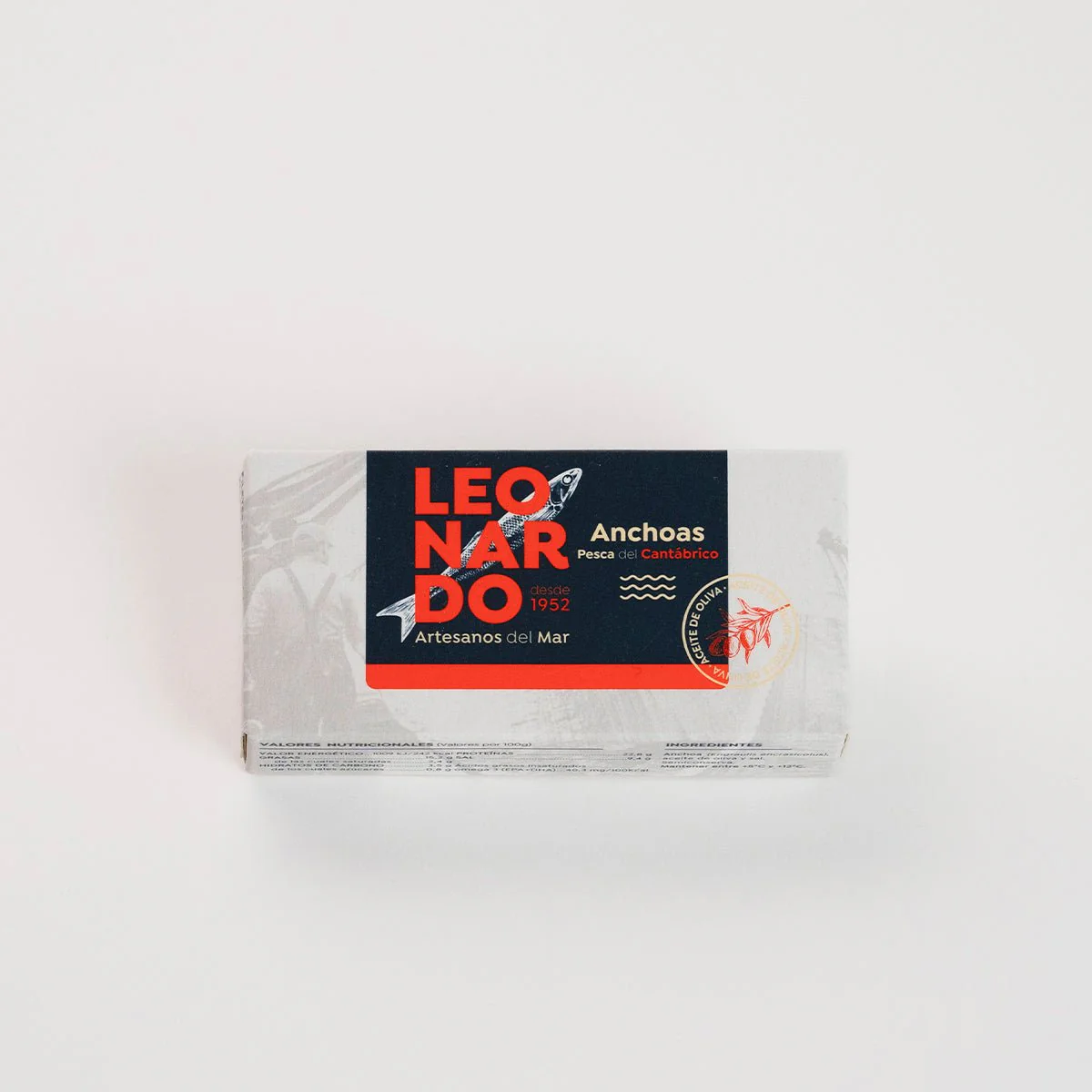 Anchoas del Cantábrico en Aceite de Oliva - 50g | Leonardo Gourmet - Image 3
