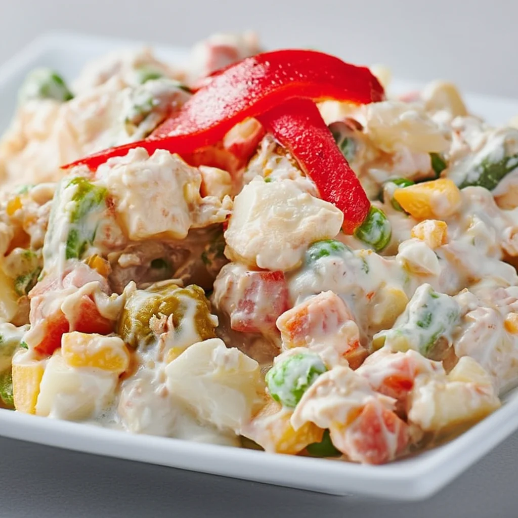 Ensaladilla Rusa Tradicional con Atún (1 tarrina) - 500g - Image 2