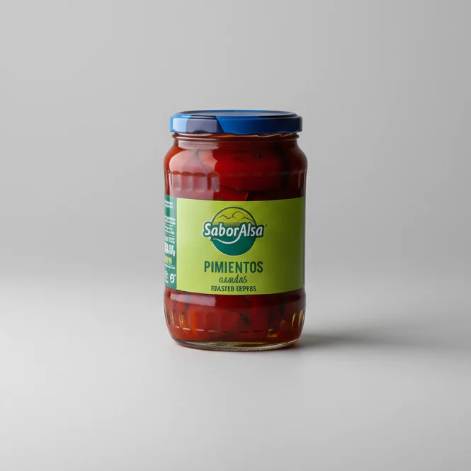 Pimientos del Piquillo Asados en Vinagre - 680g | Saboralsa - Image 4