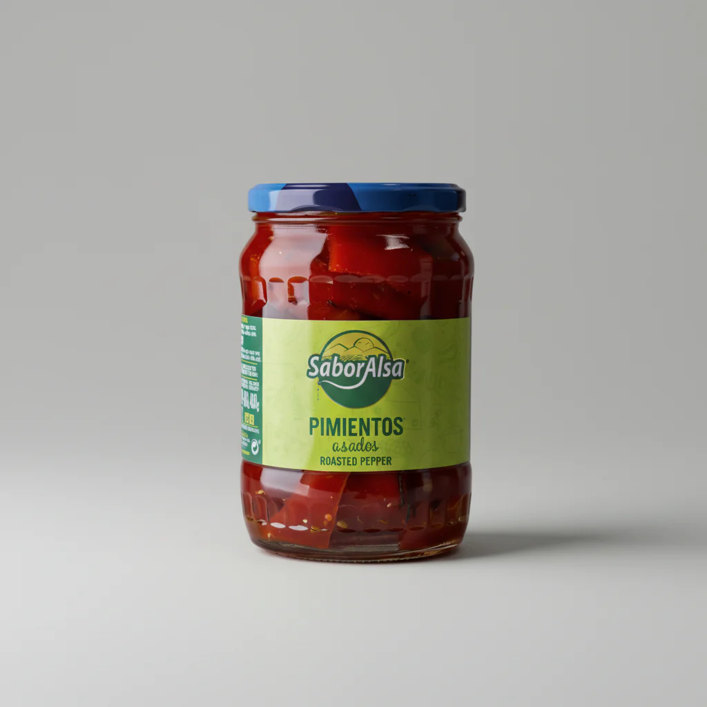 Pimientos del Piquillo Asados en Vinagre - 680g | Saboralsa - Image 6